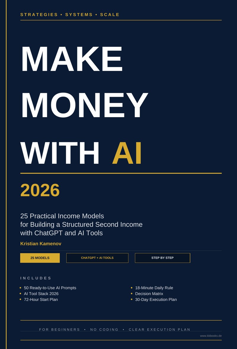 Book cover: Make Money with AI